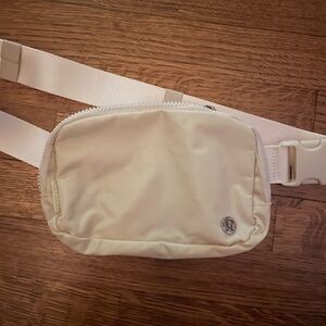 lululemon athletica Cream Belt Bag